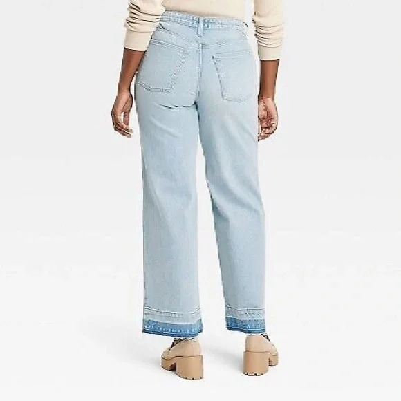 Universal Thread High Rise Wide Leg Jeans Women’s 14R - Picture 2 of 8
